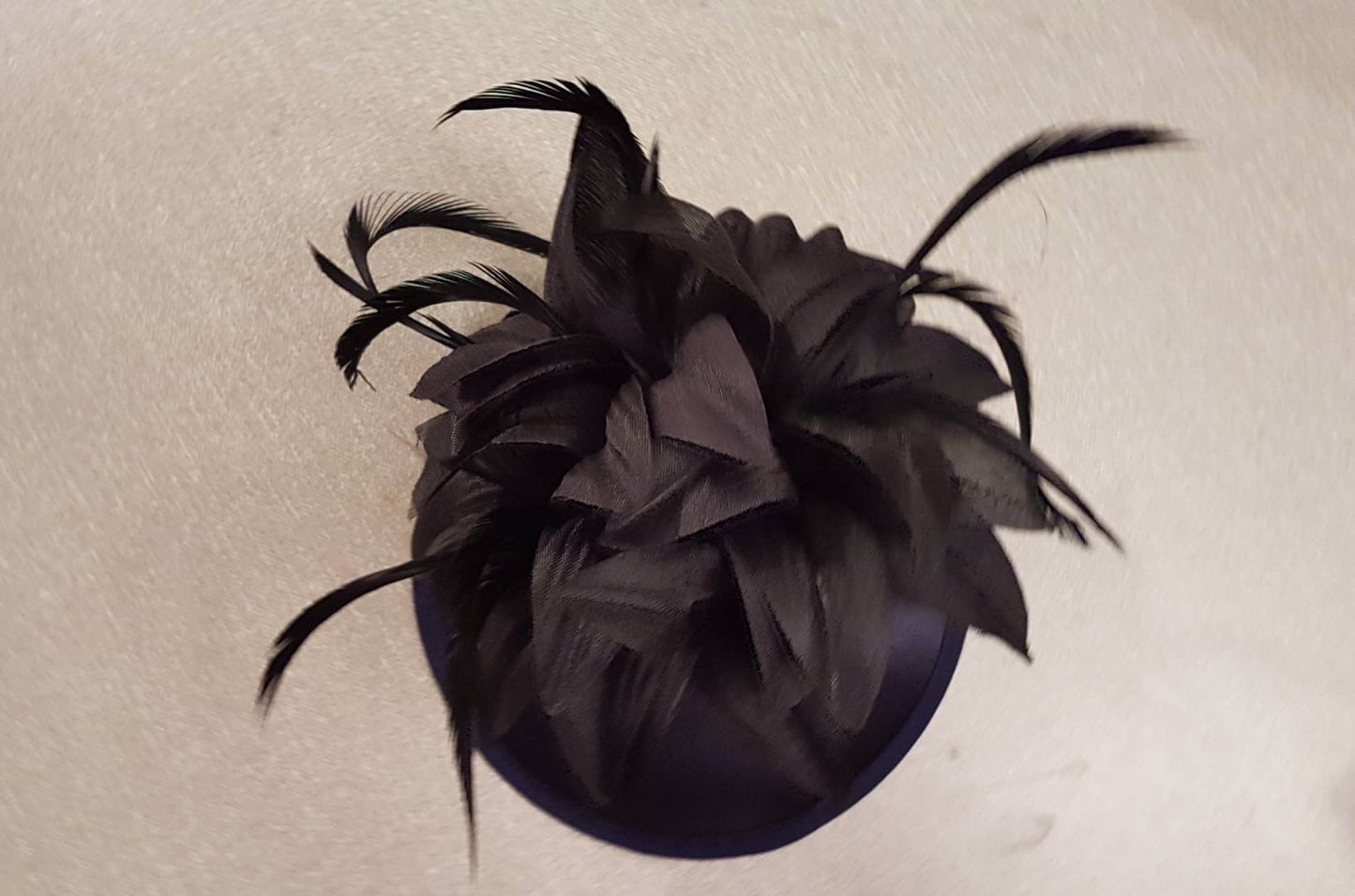 Black Fascinator Hat. Wedding, Wedding,Cocktail tea party hat
