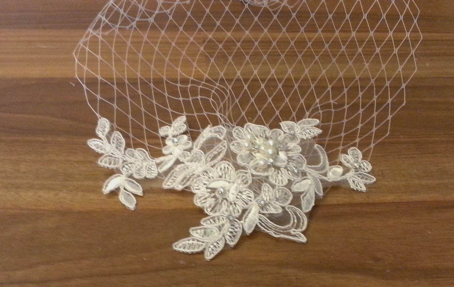 Birdcage veil White,Ivory, BLUSH PINK bridal birdcage veil Bridal Lace wedding fascinator Diamonte Pearl Blusher veil,Bridal BIRDCAGE veil