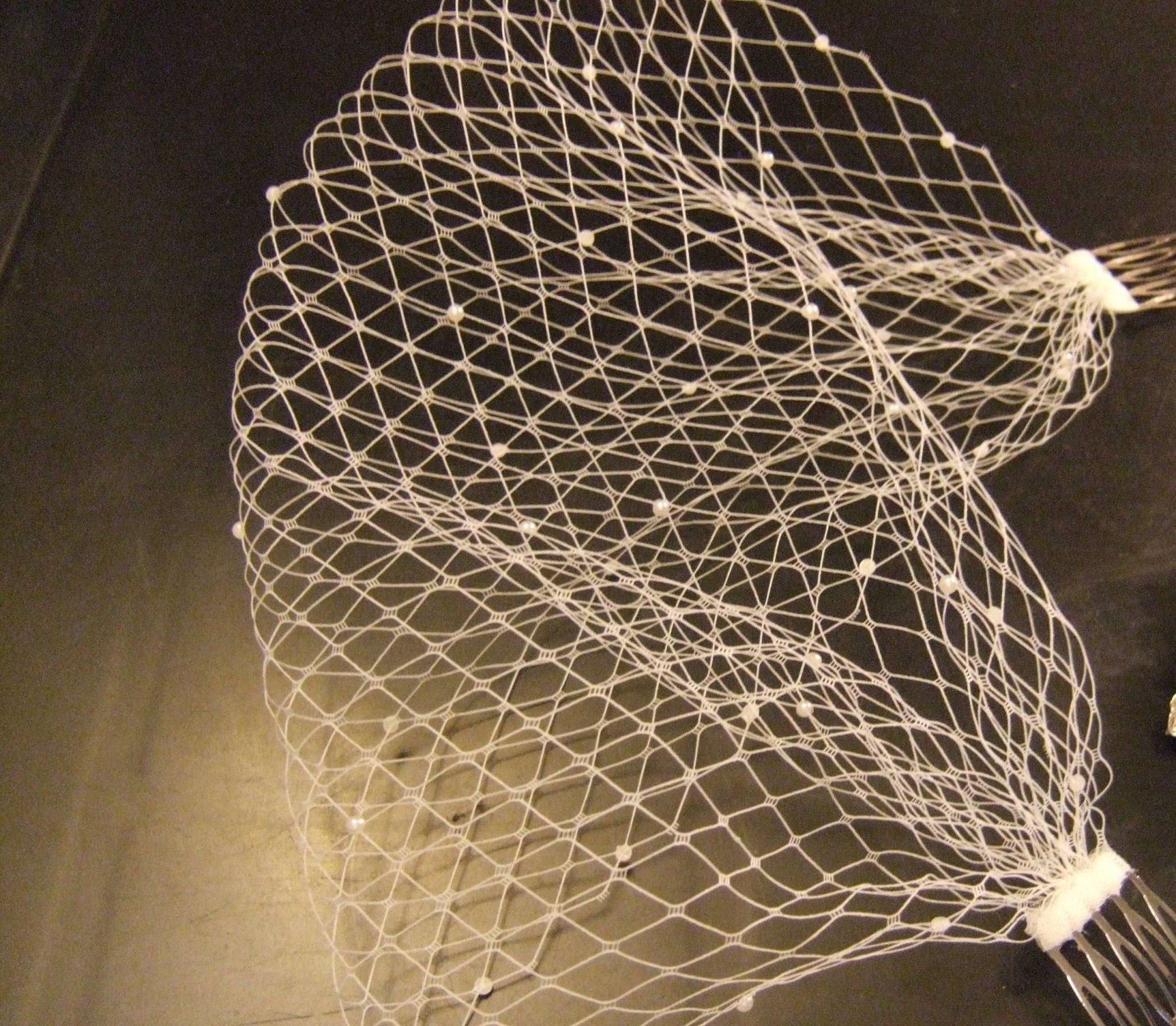 Birdcage veil, Bridal Fascinator,Gatsby fascinator,1920s wedding fascinator