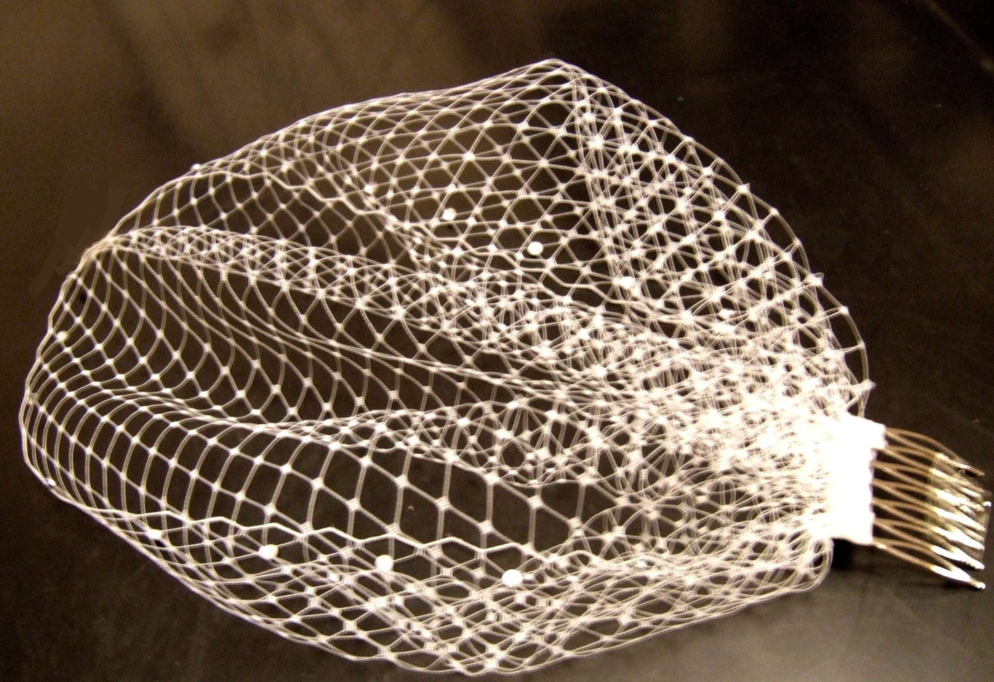 Birdcage veil Hat & fascinator White Ivory - ELEGANCEFASCINATOR
