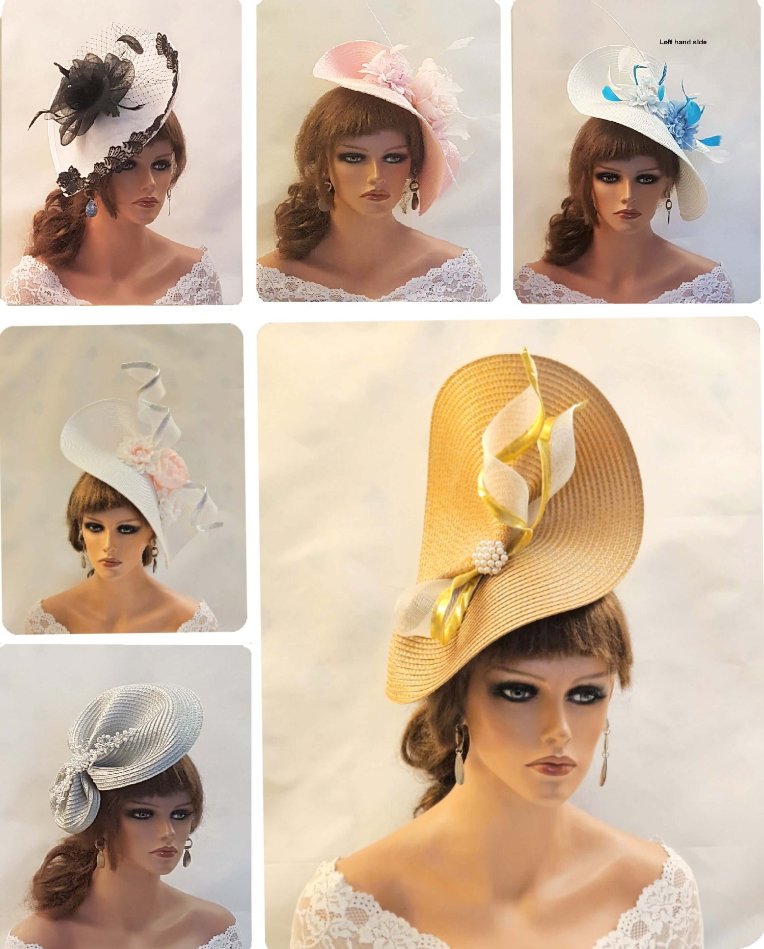 FASCINATORS & FASCINATOR HATS for Mother of the Bride,Weddings, Races, & Parties