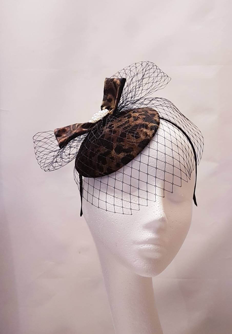 BROWN FASCINATORS & HATS