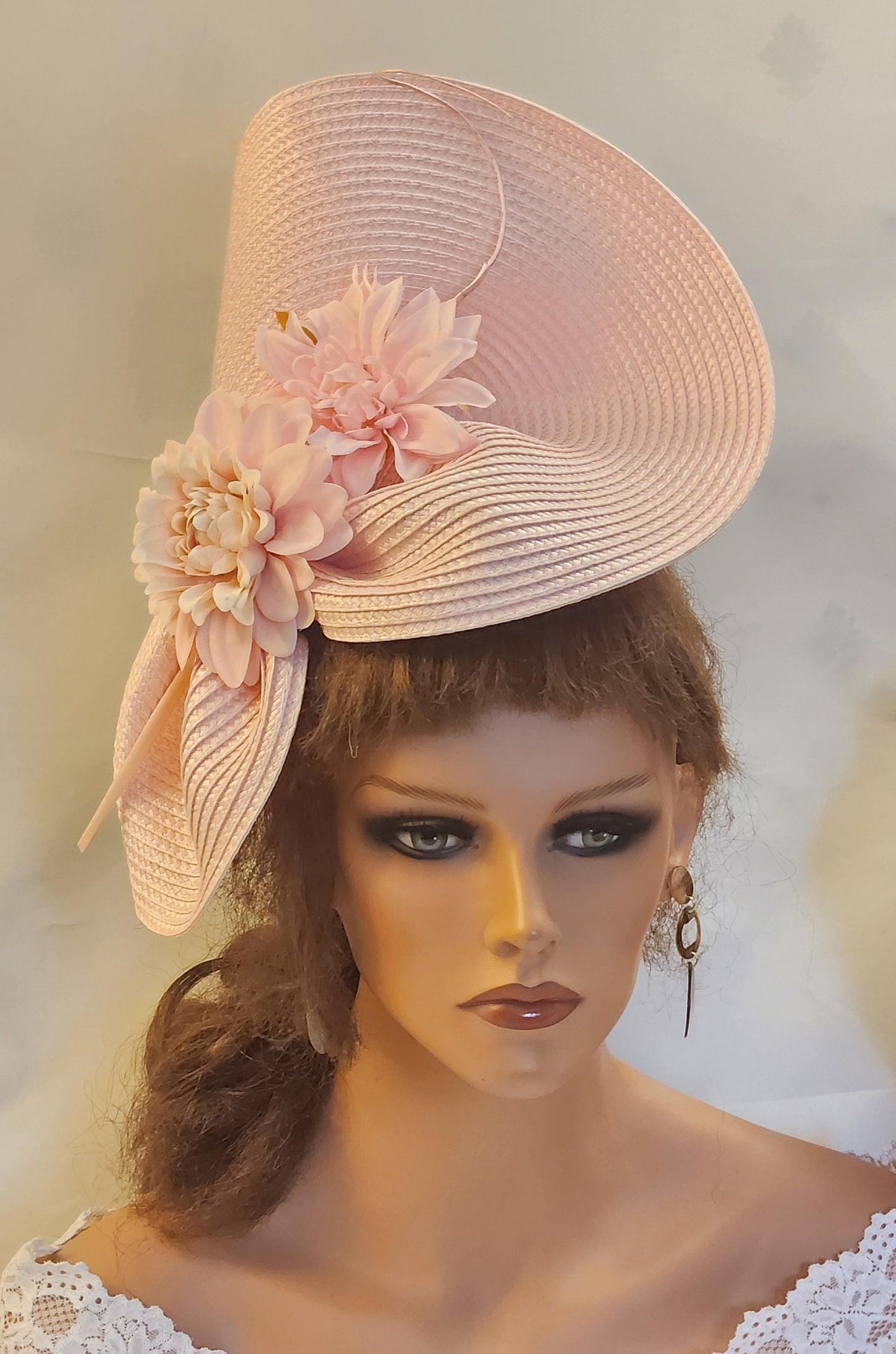 FASCINATEUR ROSE # Chapeau rose fuchsia Chapeau à fleurs roses Kentucky Derby Ascot Fascinator Mariage Mère de la mariée Chapeau Église Fascinator