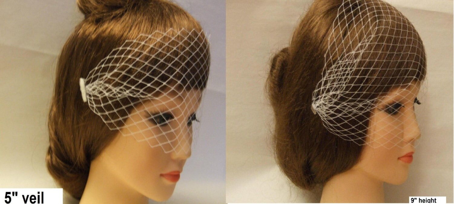 Bridal birdcage veils