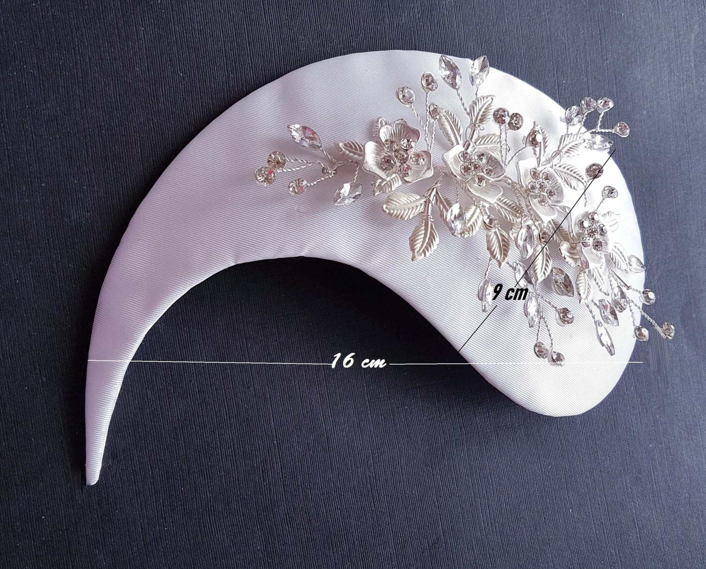 Bridal birdcage veil hat fascinator 