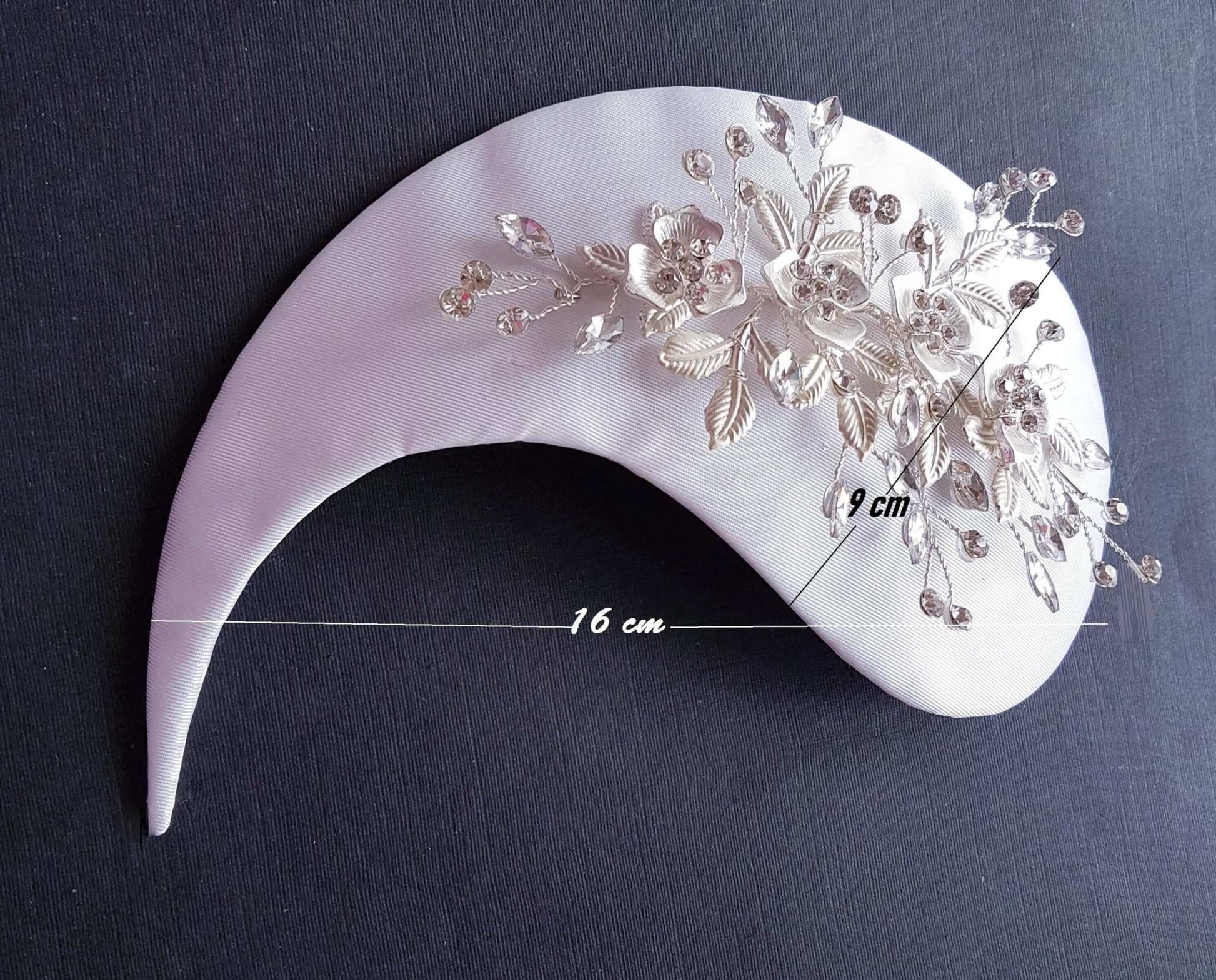 Bridal birdcage veil hat fascinator 