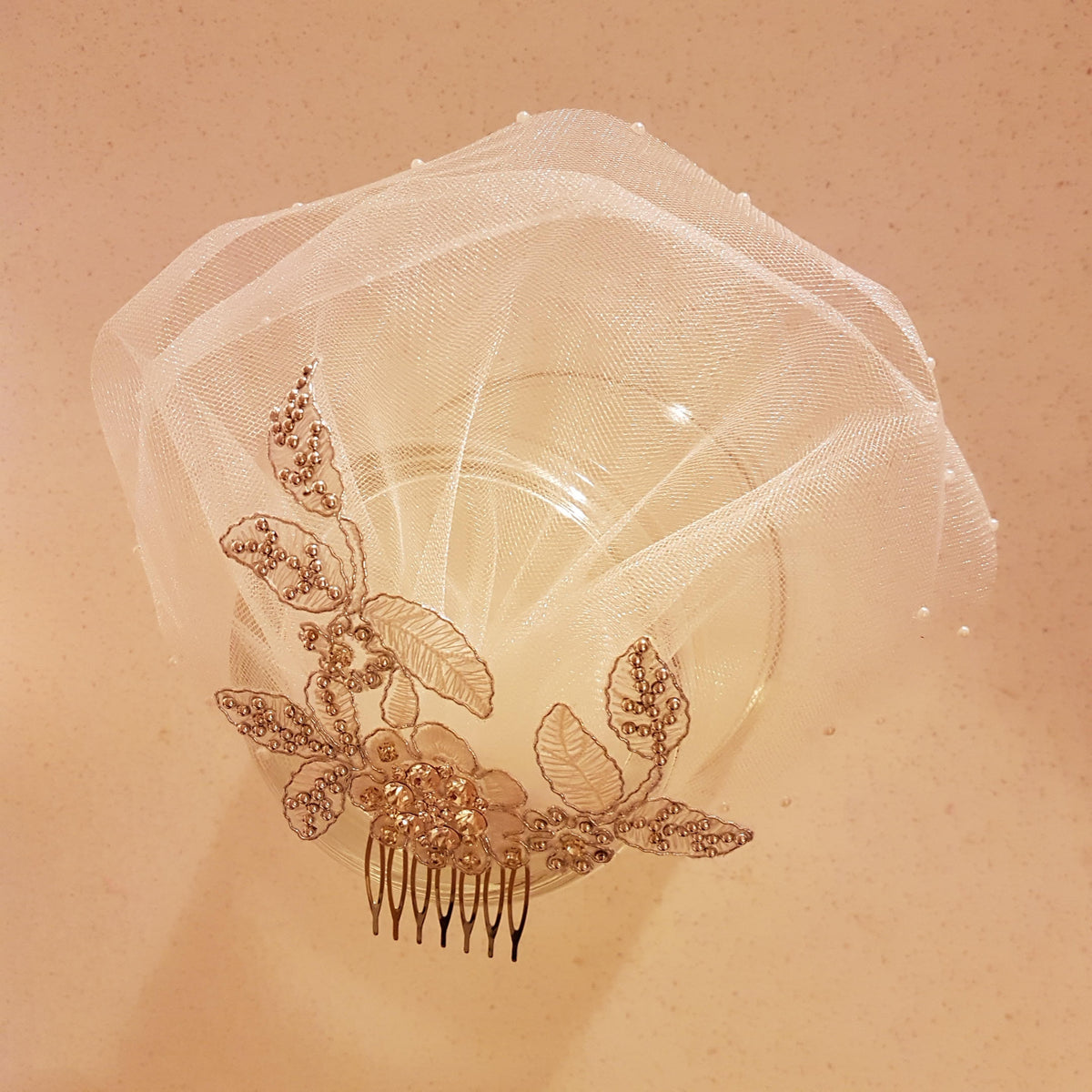 Bridal mini Tulle veil