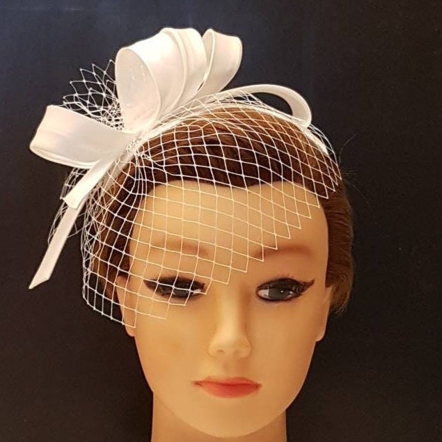 birdcage veil hat fascinator