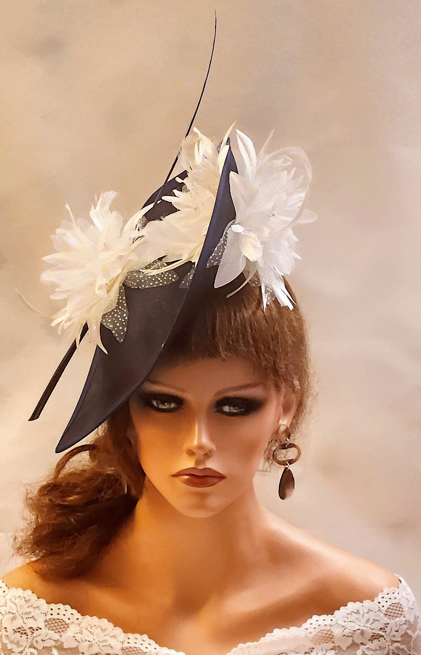 NAVY BLUE Fascinator Hat for Weddings, Races,Mother of the Bride/Groom & Special occasions