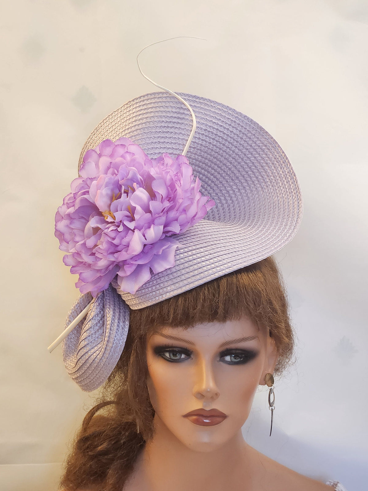 Lavender Floral Hatinator: Kentucky Derby, Wedding, Ascot Race