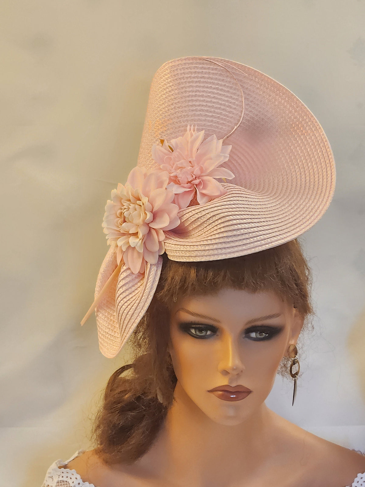 Pink Mother of the bride hat fascinator