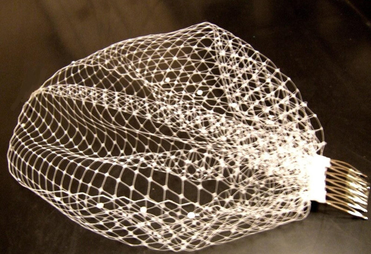 Birdcage veil hat fascinator