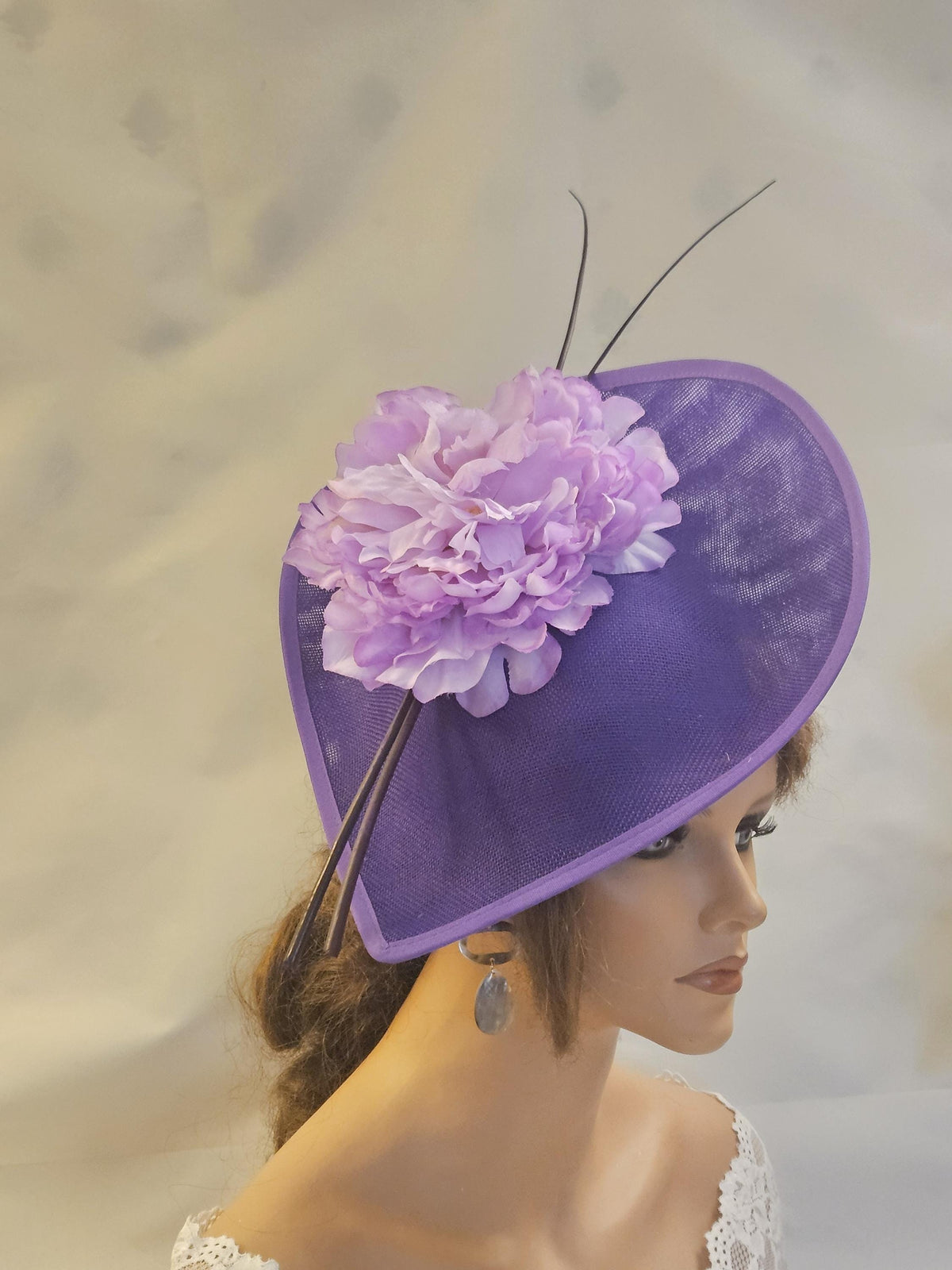 Purple Ascot Race fascinator