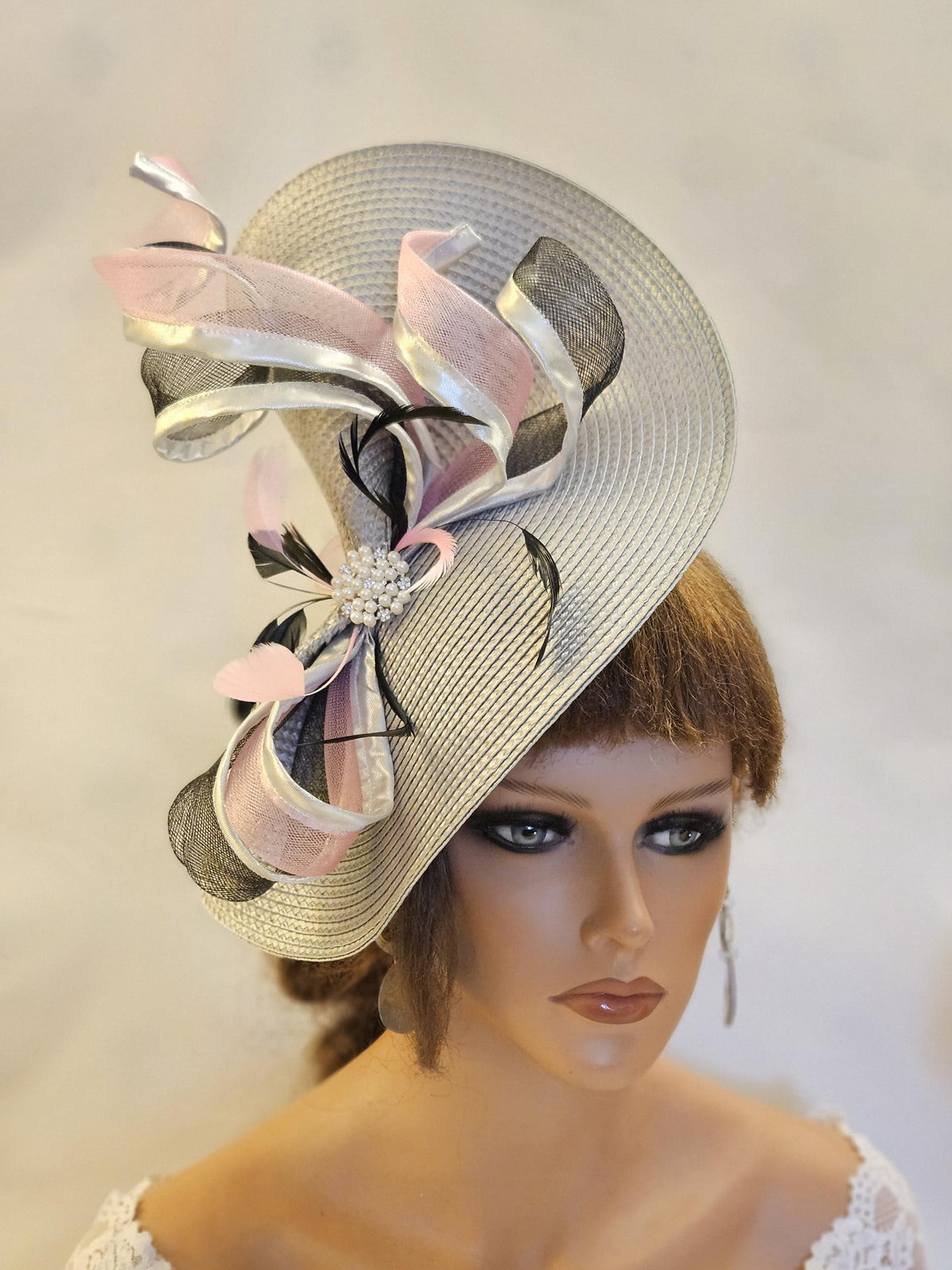 Large wedding fascinator