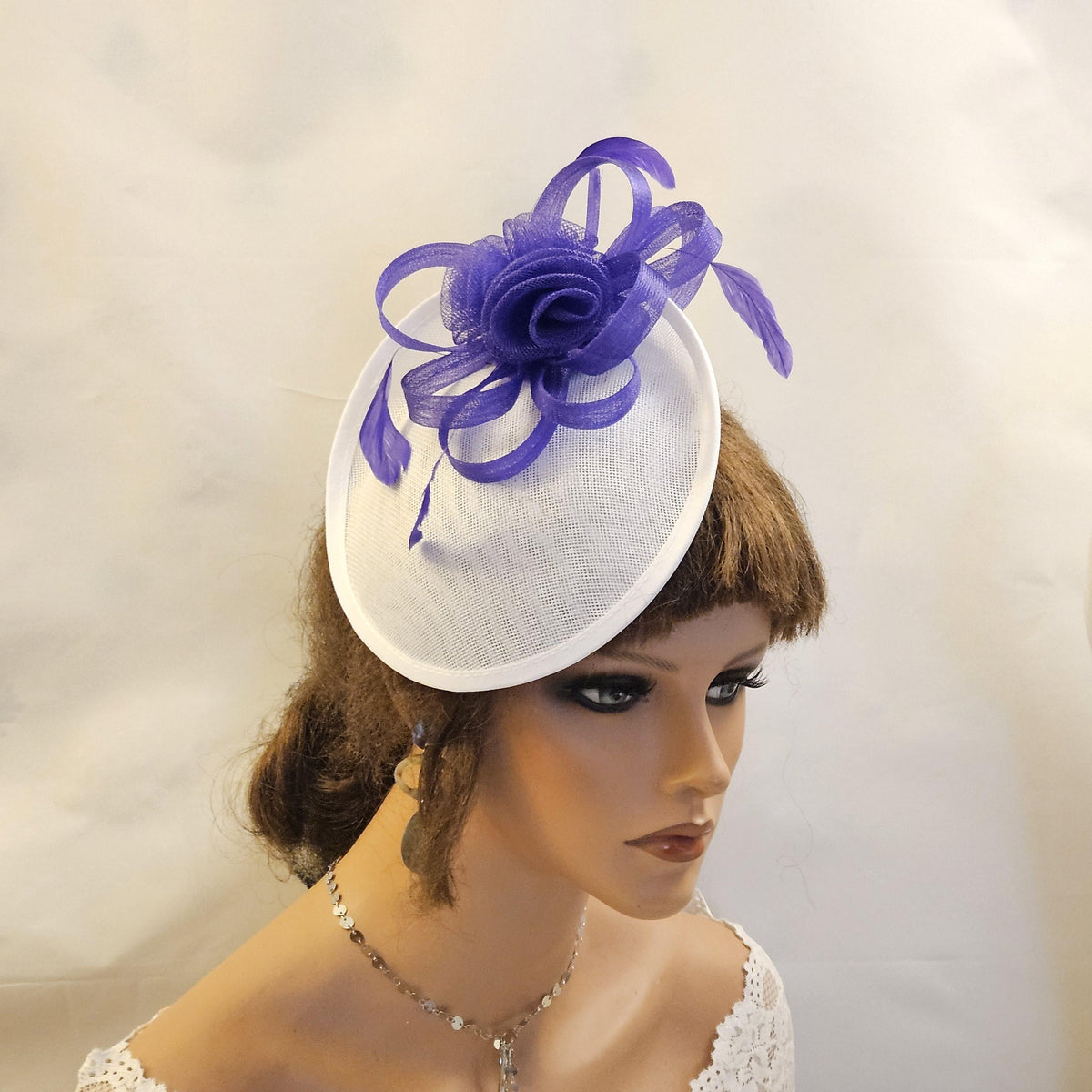 wedding fascinator.  wedding guest hairpiece