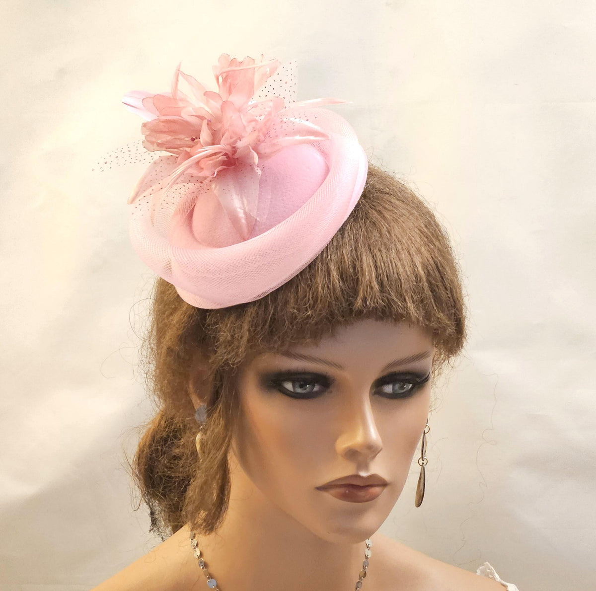Blush Pink fascinator