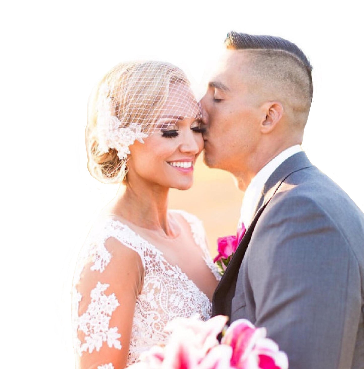 Bridal Birdcage veil - EleganceFascinator